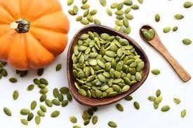 Green pumpkin seeds 